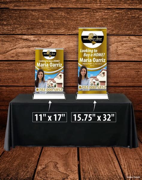 Tabletop Retractable Banner Urg Store