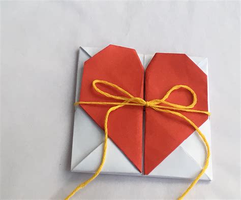 Origami Bild: Origami Heart Box Easy Step By Step