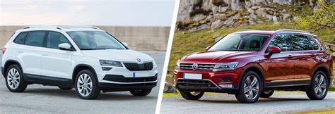 Vw Tiguan Vs Skoda Karoq Which Is Best Carwow