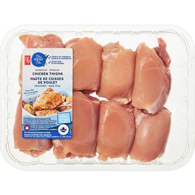 Pc Blue Menu Boneless Skinless Chicken Thighs Pc Ca