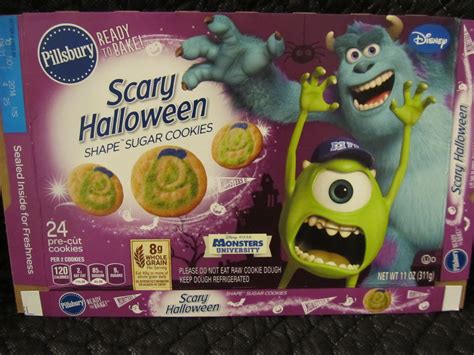 Pillsbury Scary Halloween sugar cookies, Monster's University. | Eating ...