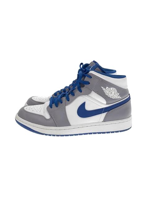 NIKE ナイキ Air Jordan 1 Mid True Blue ハイカットスニーカー 27cm BLU DQ8426 014