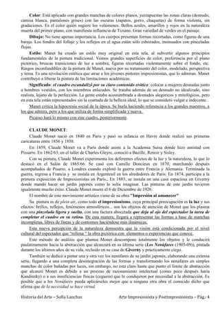 Impresionismo Posimpresionismo Pdf