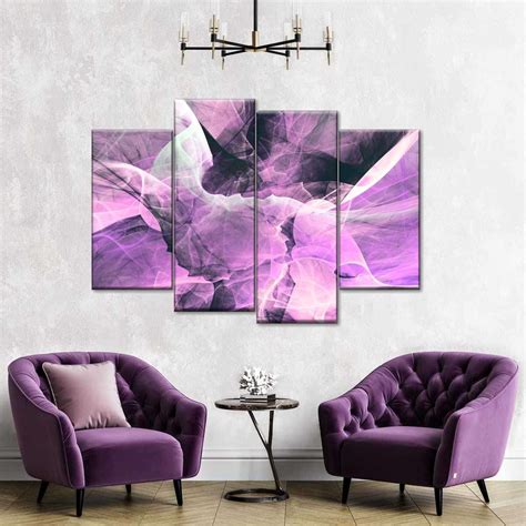 Lilac Abstract Wall Art | Digital Art