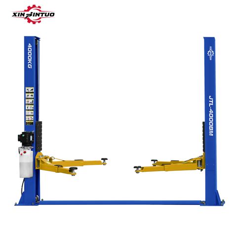 Xinjintuo 4t Manual Release System Movable Two Post Car Lift Double