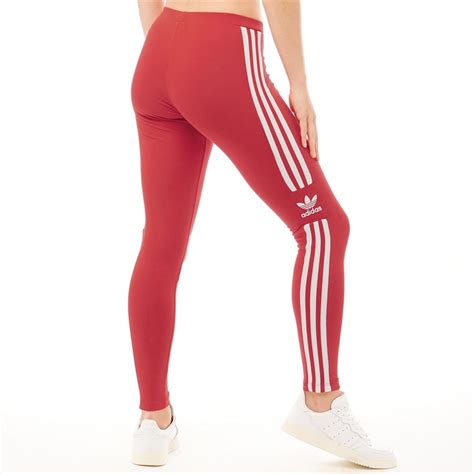 Buy Adidas Originals Womens Trefoil Leggings Scarlet