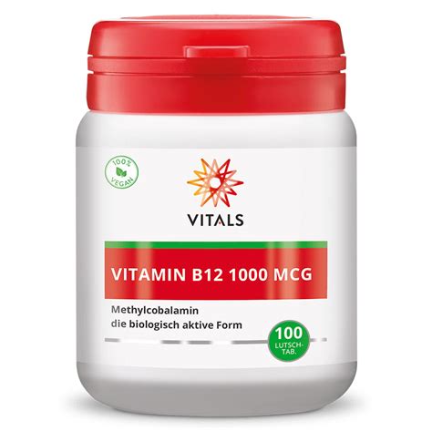 Vitamin B Mcg Lutschtabletten Von Vitals Stck