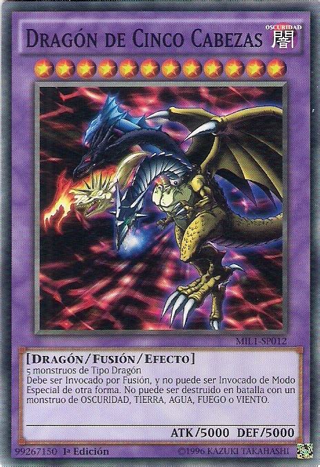 Dragón De Cinco Cabezas Yu Gi Oh Wiki En Español Fandom Powered By Wikia