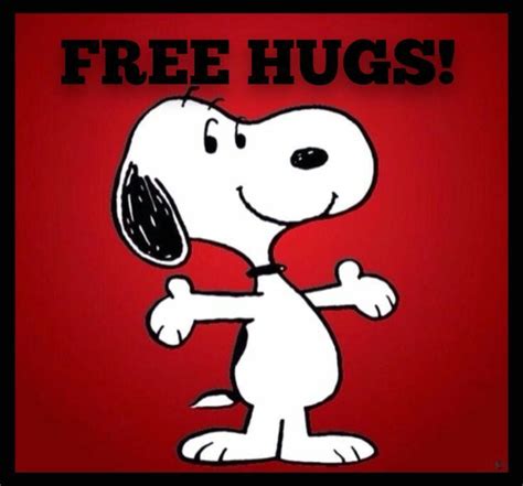 Snoopy Free Hugs Snoopy Pinterest Snoopy Every Day And Free Hugs