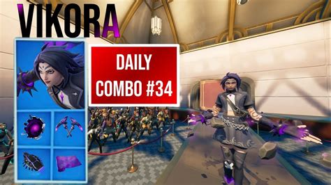 Daily Combos Vikora Fortnite Battle Royale Youtube