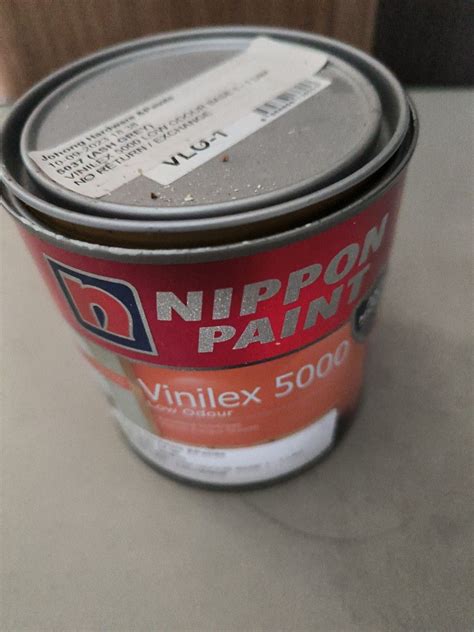 Nippon Paint Vinilex Ash Grey Liter Furniture Home Living