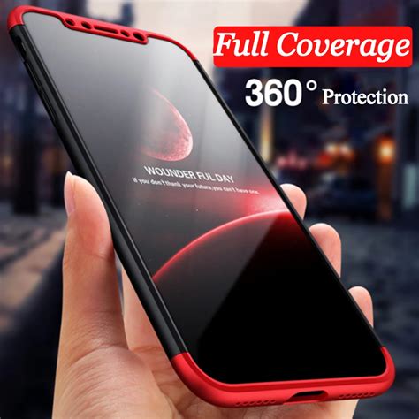 Buy Jetjoy 360 Degree Full Coverage Shockproof Matte Cases For Apple Iphone X