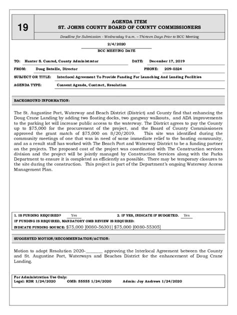 Fillable Online Approving The Interlocal Agreement Fax Email Print