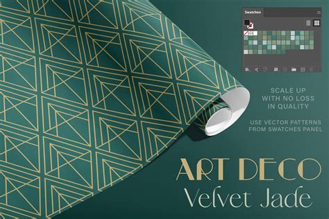 65 Art Deco Geometry Vector Patterns Design Cuts