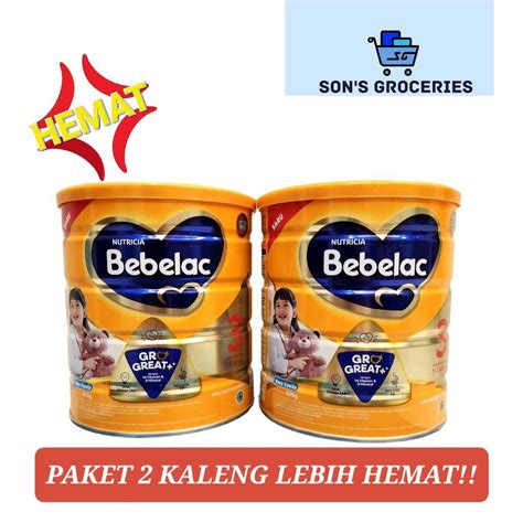 Jual Bebelac 3 Vanilla 800 Gr 2 KALENG Shopee Indonesia