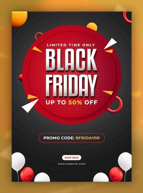 Free Psd Black Friday Sale Flyer Design Template