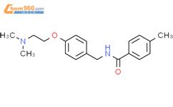 N 4 2 Dimethylamino Ethoxy Phenyl Methyl 4 Methylbenzamide 122892