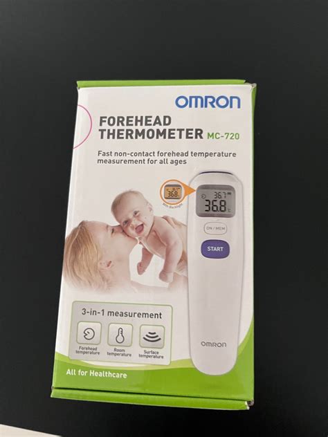 Omron thermometer, Health & Nutrition, Thermometers on Carousell