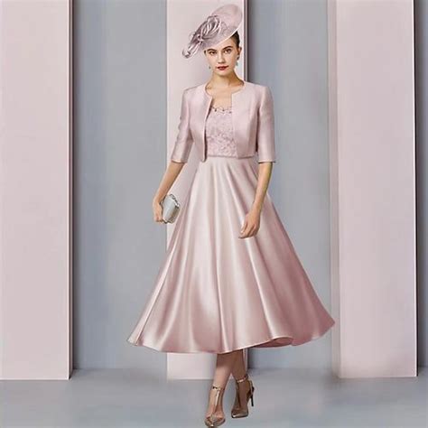 Two Piece A Line Mother Of The Bride Dress Wedding Guest Church Elegant