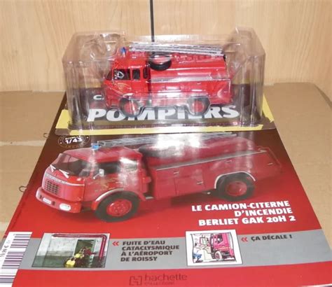 CAMIONS SAPEURS POMPIERS Hachette Ixo 1 43 Berliet GAK 20H Camion