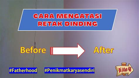 Cara Mengatasi Retak Dinding Rumah Youtube