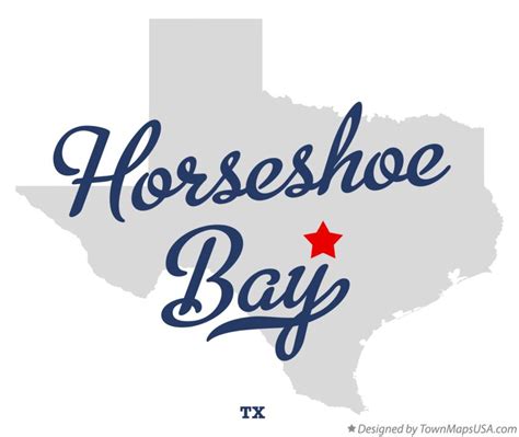 Map of Horseshoe Bay, TX, Texas