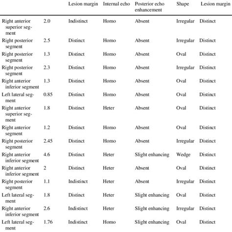 Conventional And Contrast Enhanced Ultrasonography Characteristics Of