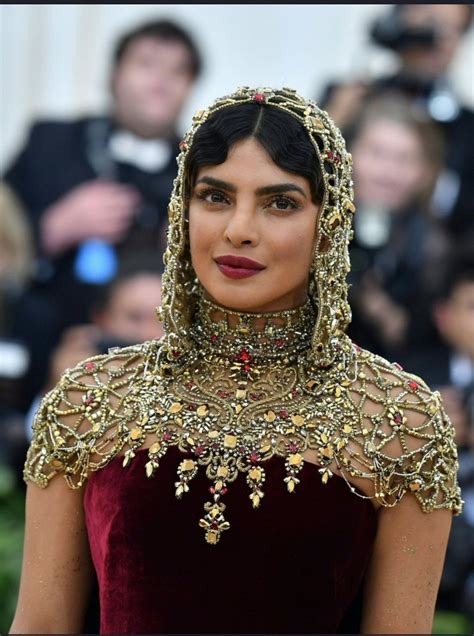 Priyanka Chopra In Ralph Laurens Velvet Gown At Met Gala 2018 Lady India