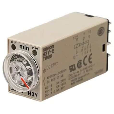 Buy Omron Solid State Timer H3Y DC 12 V H3Y 2 DC12 60M Online In India