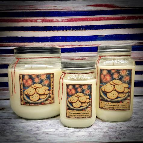 Snickerdoodle Dandy Mason Jar Candle 16 Oz Herbal Star Candles