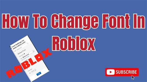 How To Change Font In Roblox Easy 2024 YouTube