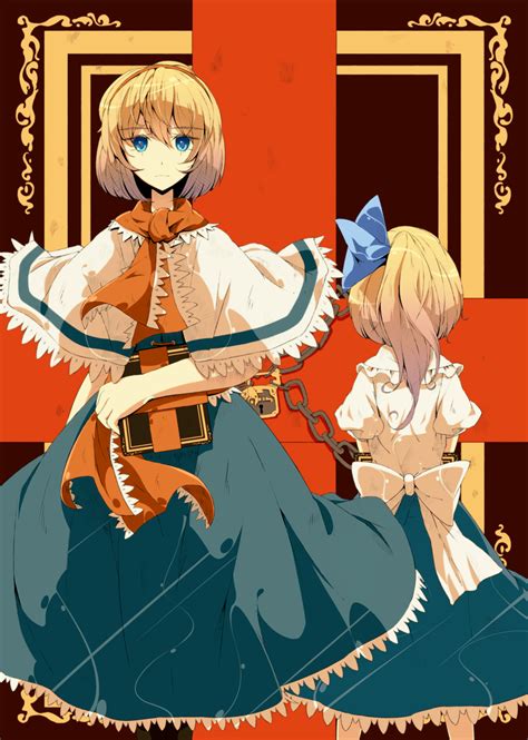 Safebooru Alice Margatroid Alice Margatroid Pc 98 Alternate Hairstyle Blonde Hair Blue Eyes