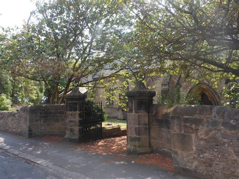 Gate Piers Quadrant Walls Gates And Overthrow North Of Church Of St