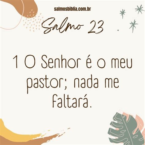 Salmo 23 Bíblia Sagrada