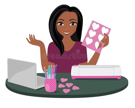 Craft Woman Stock Illustration Illustration Of Isolation 50670500