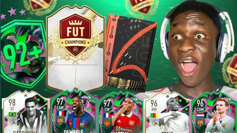 4x 90 ICON PACKS And TWO 85 X10 S MY RANK 2 AND 5 FUT Champions