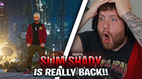 Is This The Real Slim Shady Eminem Houdini Reaction Youtube