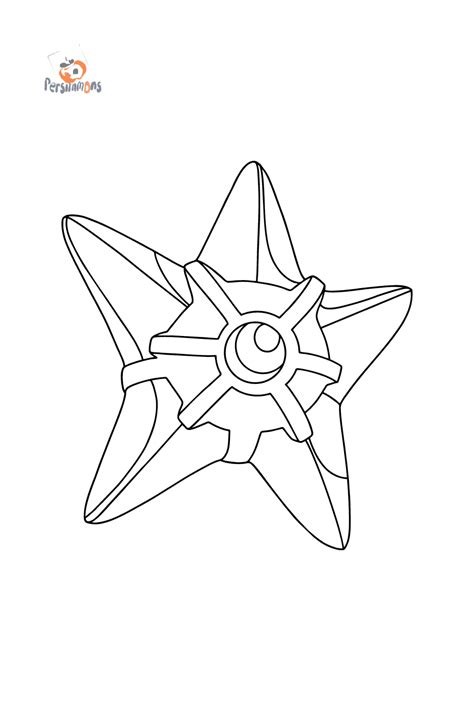 Staryu Pokemon Coloring Pages Sketch Coloring Page