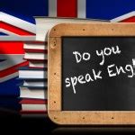 Text Do You Speak English In A Chalkboard Filtered Stock Photo By