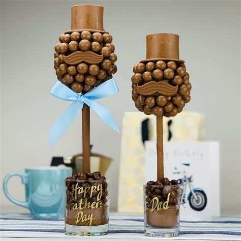 Personalised Malteser Hat And Moustache 35cm Sweet Trees Chocolate Tree Toffee Crisp