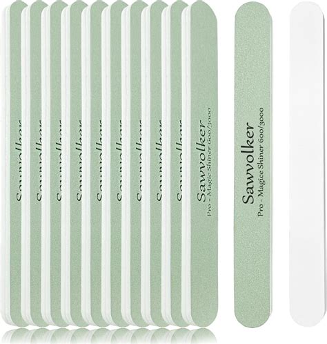 Amazon Sawvolker Pcs Nail Buffer Block Shiny Kit Nail Shiner