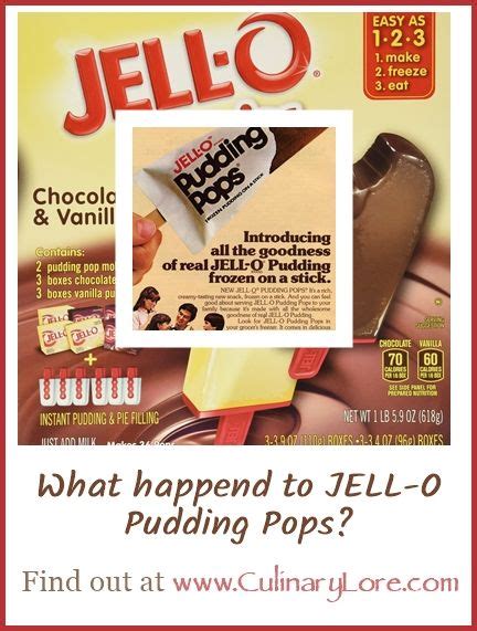 What Happened To Jell O Pudding Pops Pudding Pop Jello Pudding Pops Homemade Jello