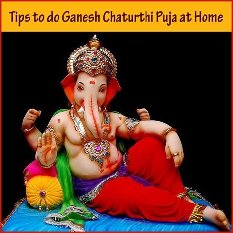 How to do Ganesh Chaturthi Puja at Home | Indian festivals, Ganesh ...