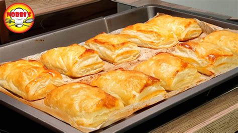 Bl Tterteig Strudel Mit Schinken Und K Se Einfache Rezepte