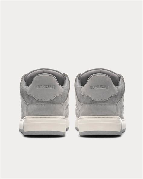 Represent Apex Grey / Vintage White Low Top Sneakers - Sneak in Peace