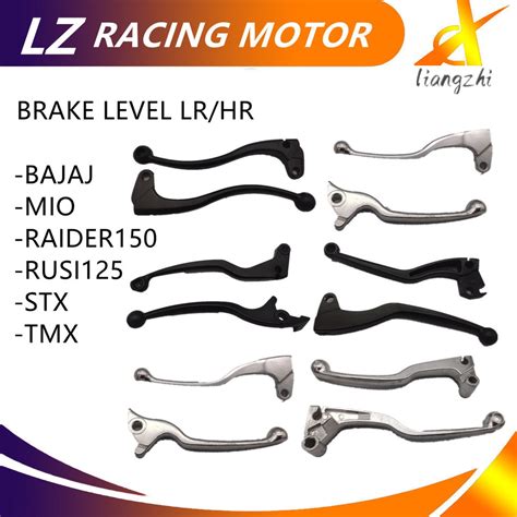 MOTORCYCLE PARTS BRAKE LEVEL LH/RH FOR BAJAJ, MIO, RAIDER150, RUSI125, STX, TMX | Shopee Philippines