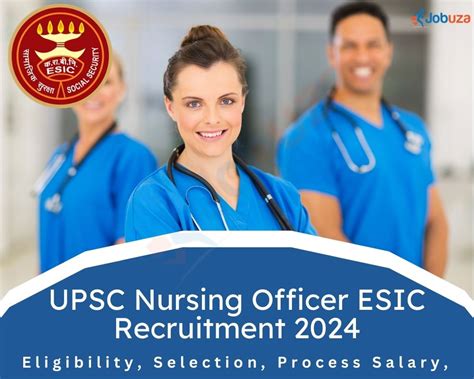 Upsc Nursing Officer Esic Recruitment 2024 1930 Vacancy Apply Online