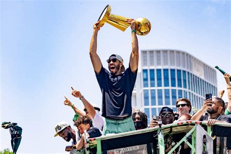 Photos Boston Salutes Nba Champion Celtics With A Parade Wbur News