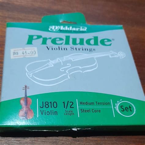 D Addario Prelude Violin String Set 1 2 Scale Medium Tension EBay