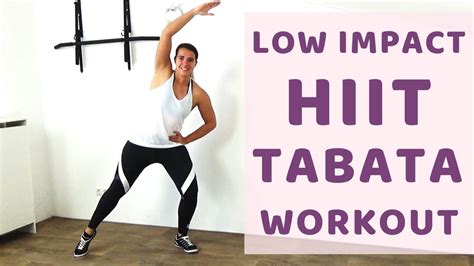 36 Minute Low Impact Hiit Workout For Fat Loss Tabata Hiit Exercises